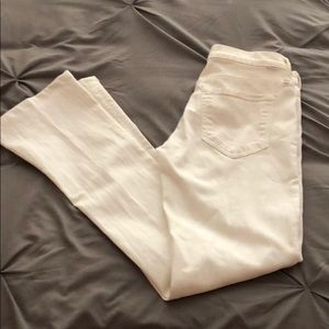 Mother denim white jeans